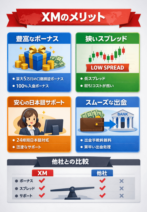 XMのメリット